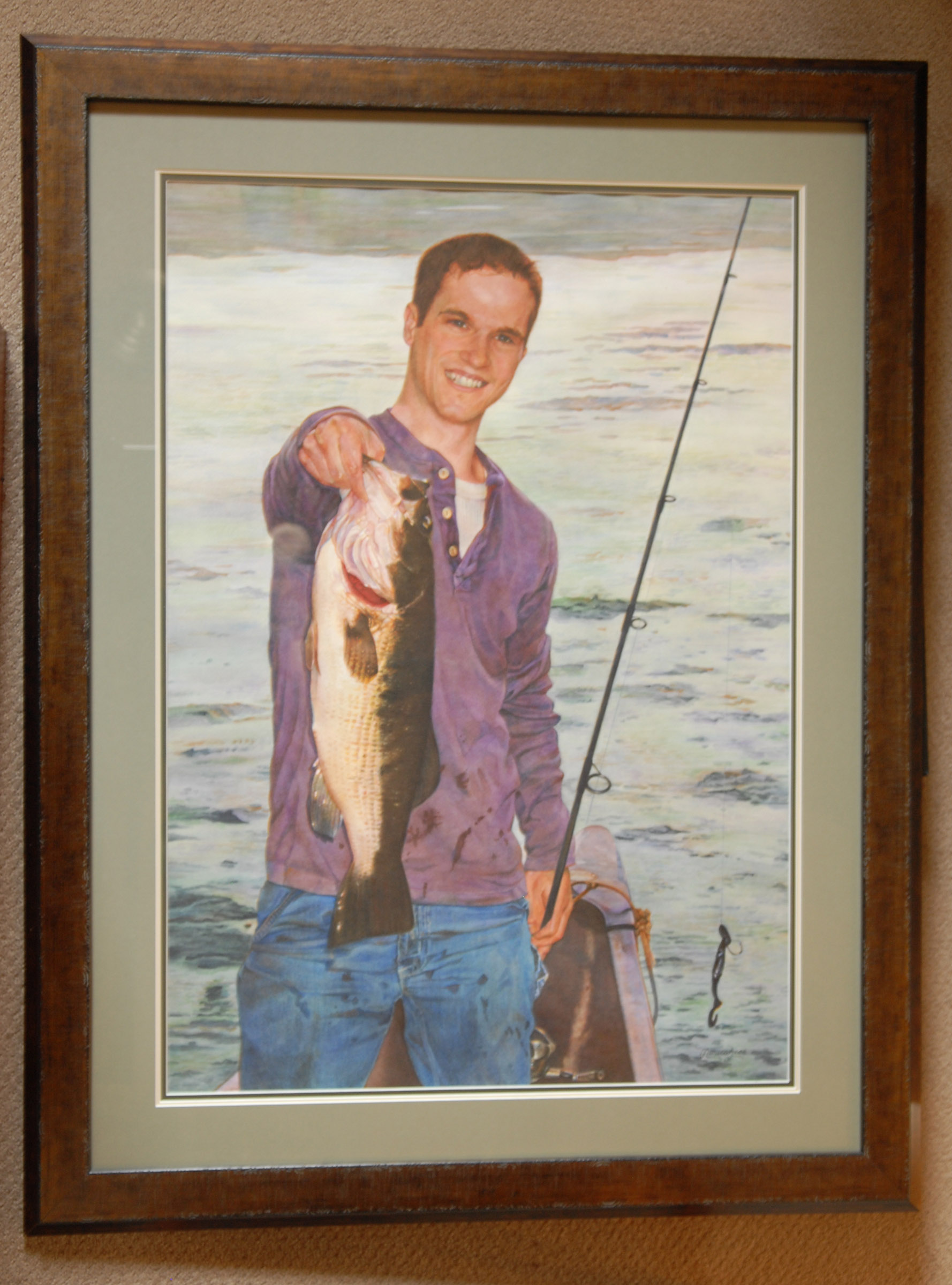 The portrait of Michael J. Cleary that hangs in Siuda House.